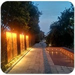 公園雕塑景觀(guān)亮化怎樣做？——洗墻燈如何安裝固定？